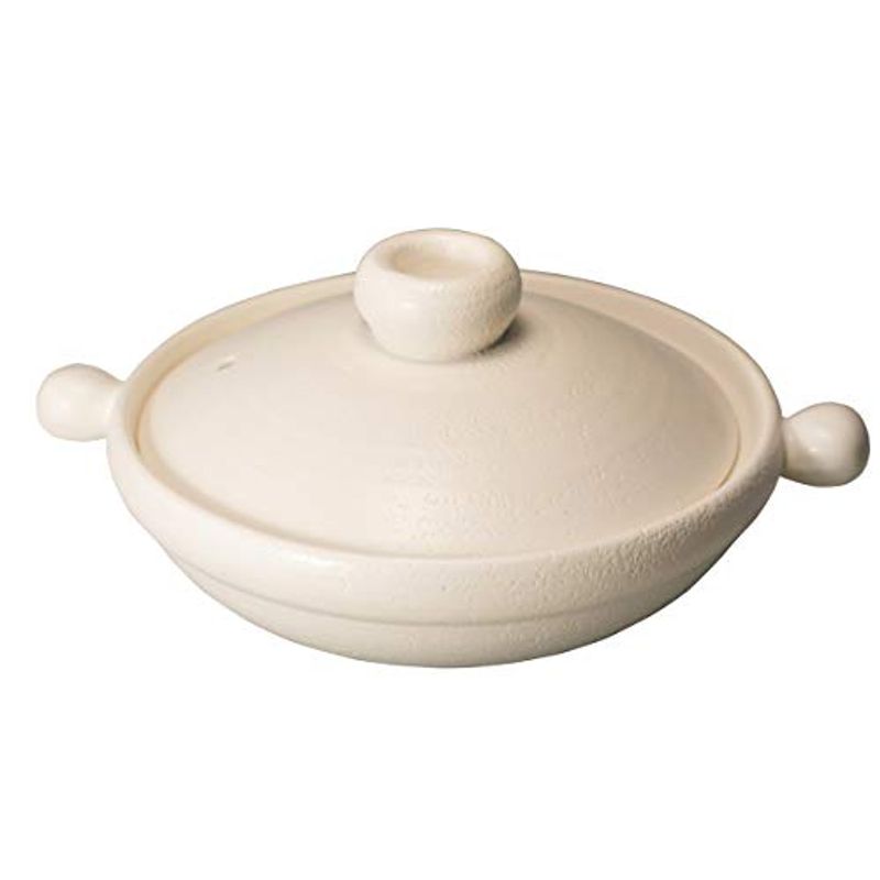 マジカルどなべ White clay pot L M5580 白 1.8l 土鍋 IH対応 おしゃれ M5580
