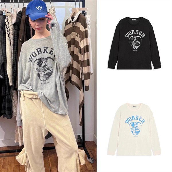 WORKER PET CLUB LONG SLEEVE：BLACK(ブラック) GRAY(グレー) CREAM(ベージュ)【並行輸入品】 7,992円