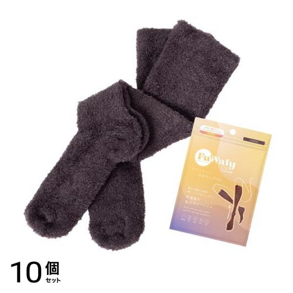 ふわりぃスリム ソックスタイプ ミドル ココア 1足入 10個セット