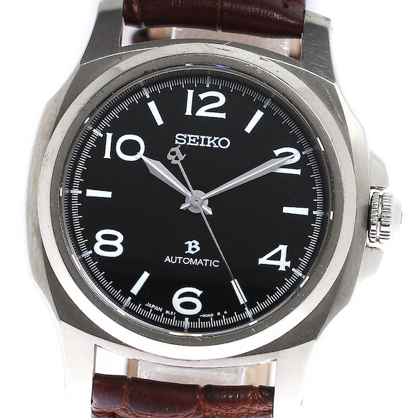 セイコー SEIKO SAGL003/8L21-00A0 ブライツ 琺瑯文字盤 自動巻き メンズ _802294【中古】