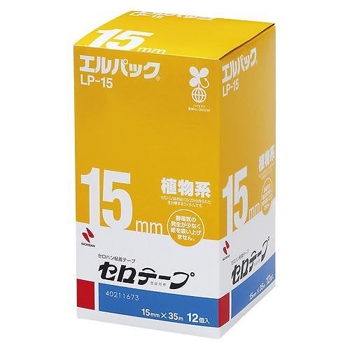 （まとめ買い）ニチバン セロテープ エルパック [x12巻] LP-15 00004541 [x3]