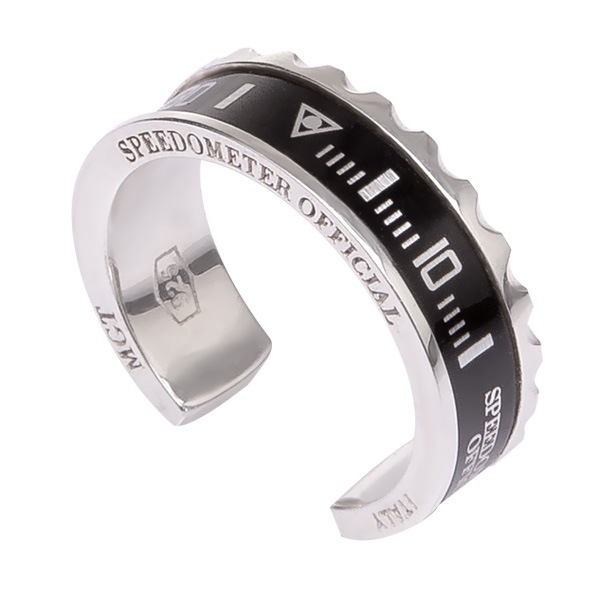 [speedometer Official] (正品)(高品質)シルバーブラックリング/リング 指輪92.5 Silver Brand Ring /独占輸入/ おしゃれ/ペアリング링블랙