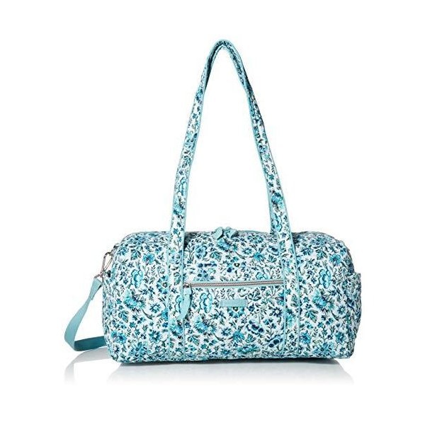 Vera Bradley Women s Vera Bradley Women s Signature Cotton Small Travel Duffel Travel Bag Cloud Vine