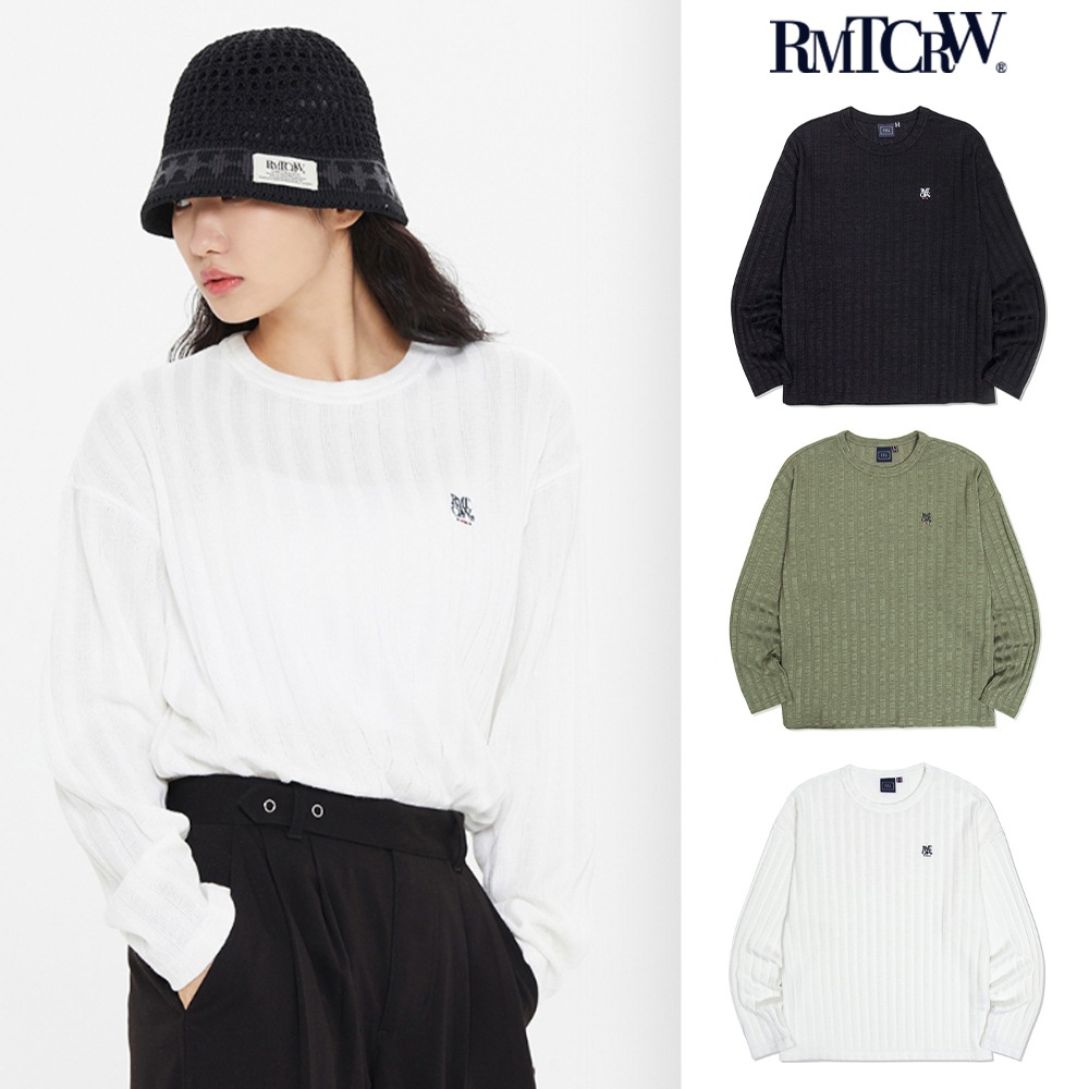 【ROMANTIC CROWN】 WIDE KNIT CREWNECK