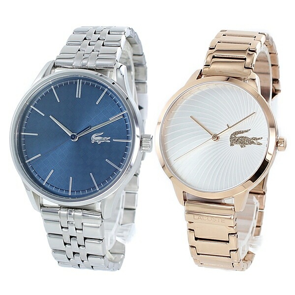 注目ショップ ブランドのギフト 銀婚式 結婚式 祝い 時計 アクセサリー ブレスレット ローズゴールド シルバー ラコステ レディース メンズ 腕時計 ウォッチ ペア プレゼント 誕生日 カップル 夫婦 記念日 男女兼用腕時計 Www Solidarios Org Br
