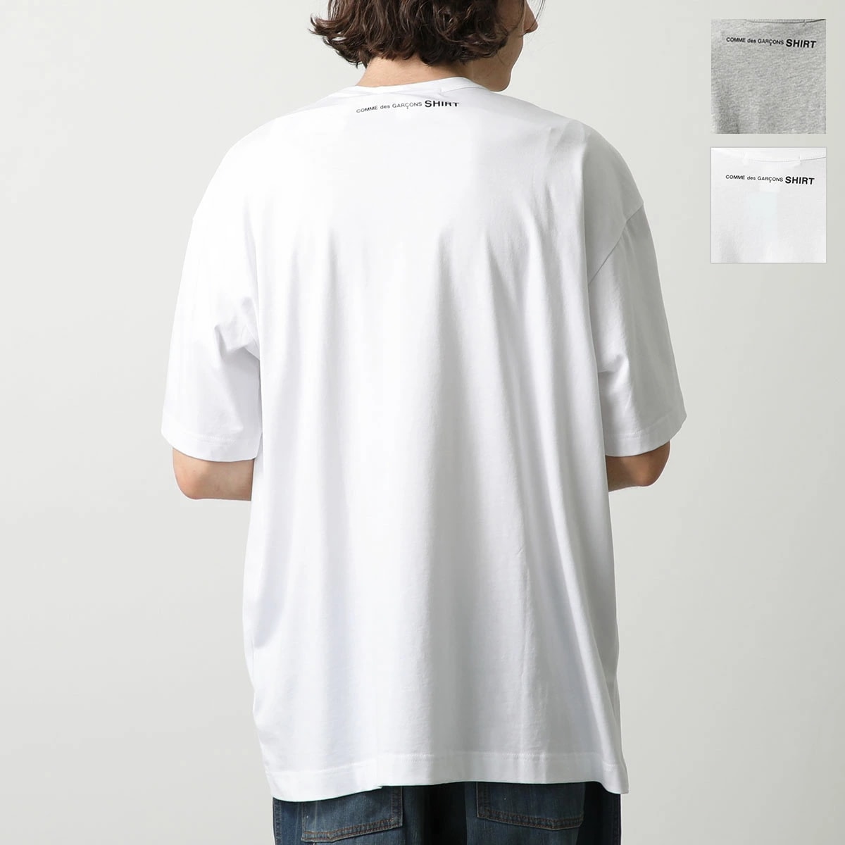COMME des GARCONS SHIRT コムデギャルソン 半袖 Tシャツ FM T012 S24 メンズ クルーネック コットン ロゴT オーバーサイズ カラー2色 8,513円