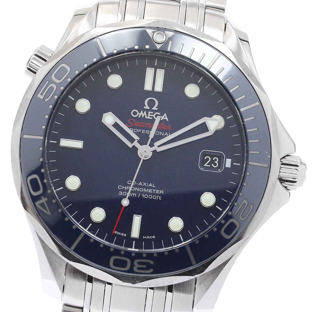 オメガ OMEGA 212.30.41.20.03.001 シーマスター ダイバー300M デイト コーアクシャル 自動巻き メンズ 良品 _890156【中古】