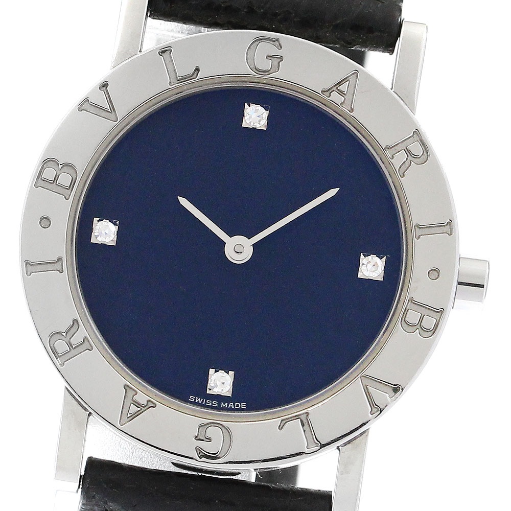 ブルガリ BVLGARI BB30SLD ブルガリブルガリ デイト 4Pダイヤ クォーツ ボーイズ _897494【中古】