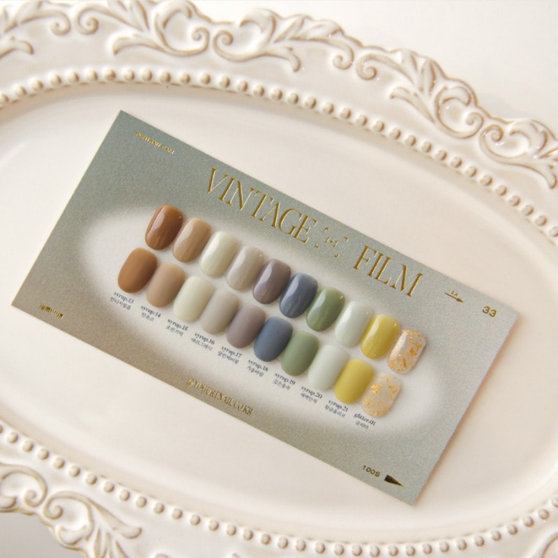 Yogurt nail / VINTAGE FILM Set/ヨーグルトネイル/ネイルアート
