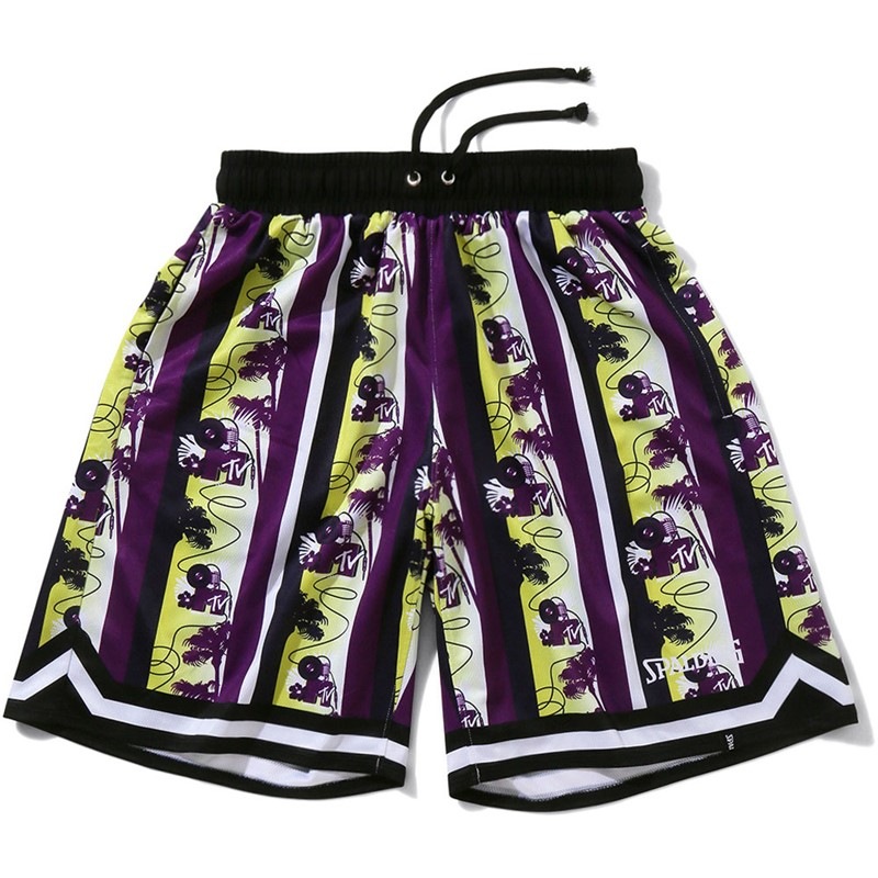 プラクティスパンツ MTV ハワイナイス バスケットプラクティクスパンツ (smp22052m-9000)