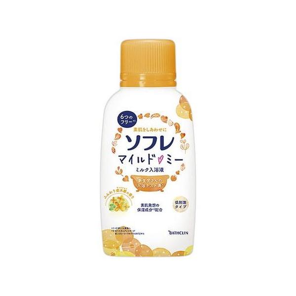 10個セット/ソフレ マイルド・ミー ミルク入浴液 ふんわり金木犀の香り 720ＭＬ [バスクリン]