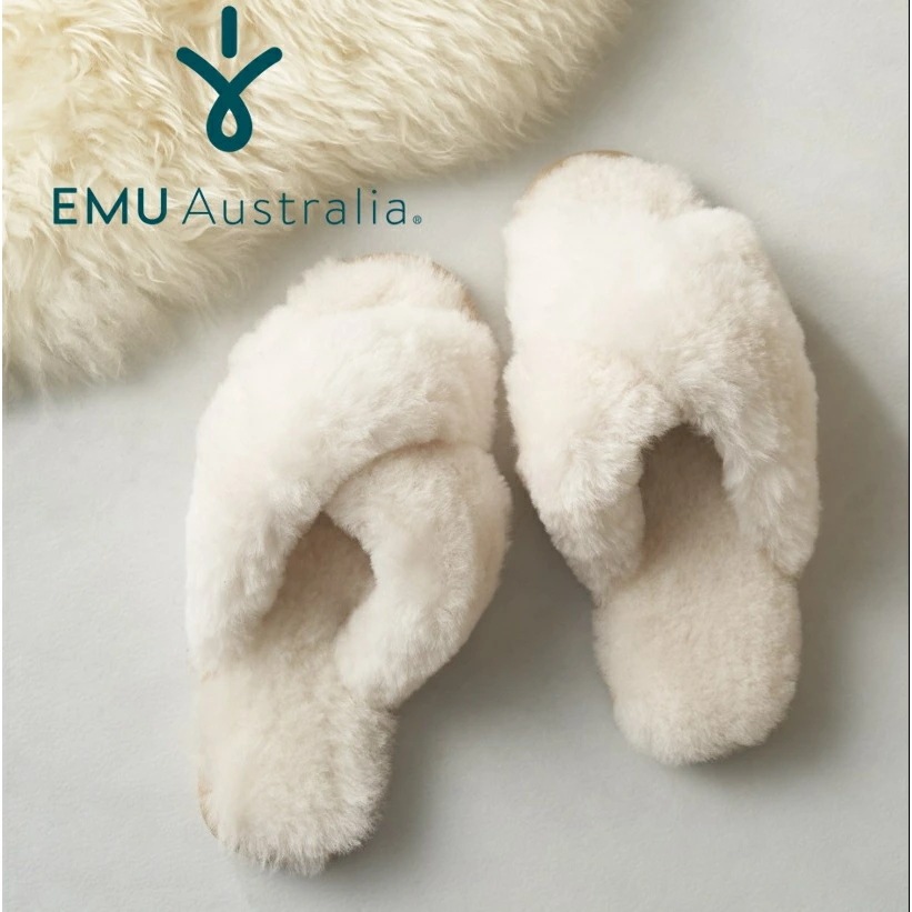 【公式】EMU Australia エミュ Mayberry メイベリー シープスキン ムートン サンダル スリッパ ファーサンダル ルームシューズ ムートンサンダル 天然 あったか モコモコ フ