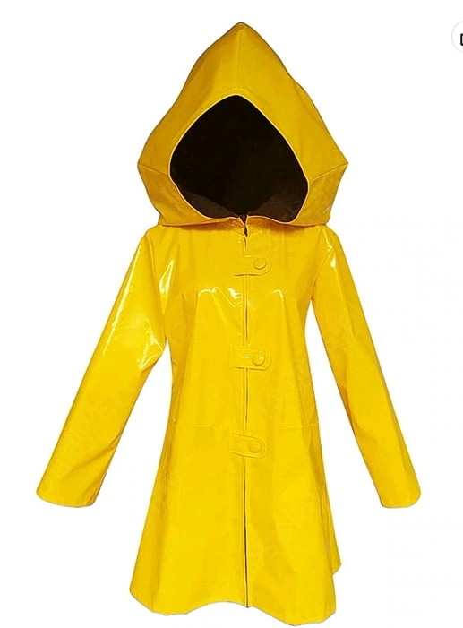 コスプレコスチューム60年代イエローレインコートコスプレパーティーイベントコスチューム（身長170）