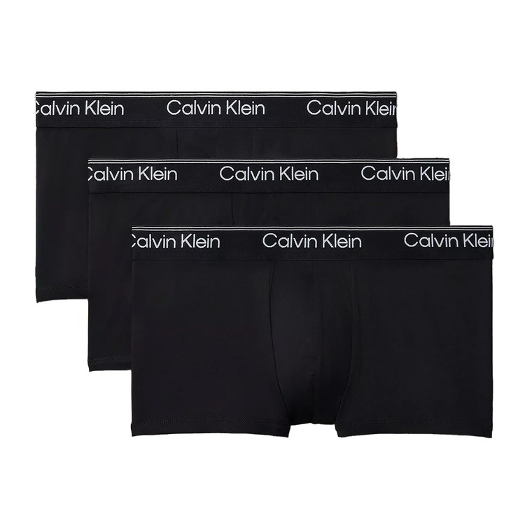 カルバンクライン：MICRO STRETCH ローライズボクサーパンツ 3PK (ブラック)【NB4409-001】