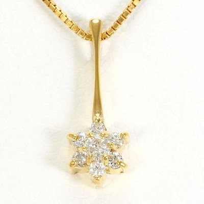ネックレス K18 18金 YG イエローゴールド ダイヤ 0.318 VS2 鑑定書 総重量約10.9g 約50cm ネックレス K18 18金 YG イエローゴールド ダイヤ 1.20 カード鑑別書