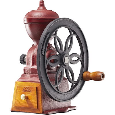 他サイト： Kalita カリタ 42137 ダイヤミルＮ（レッド） 手挽き グラインダー 挽き目調整 硬質鋳鉄カッター レトロ インテリア 珈琲の商品画像