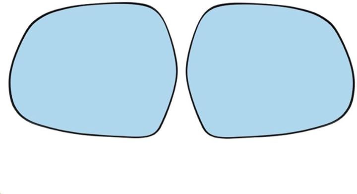 トヨタ 用 ハイエース 200系 ドアミラー ブルー レンズ ガラス 純正品 交換 サイドミラー カラー ヒーテッド 仕様( ブルーミラーレンズ, 運転席・助手席左右セット（2枚）)