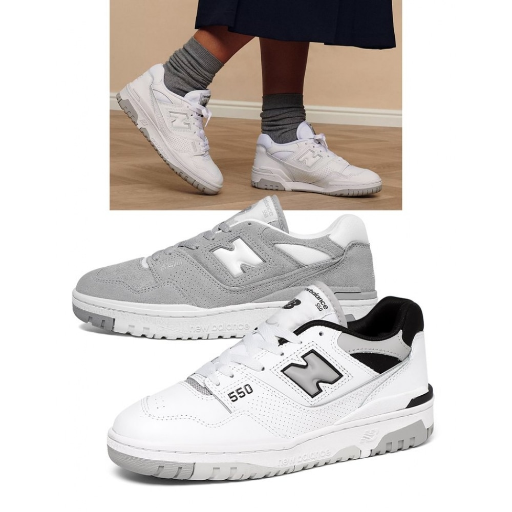 ニューバランス 550 スニーカーユニセックスシーソルト/ホワイト/ホワイトグレー 3種類