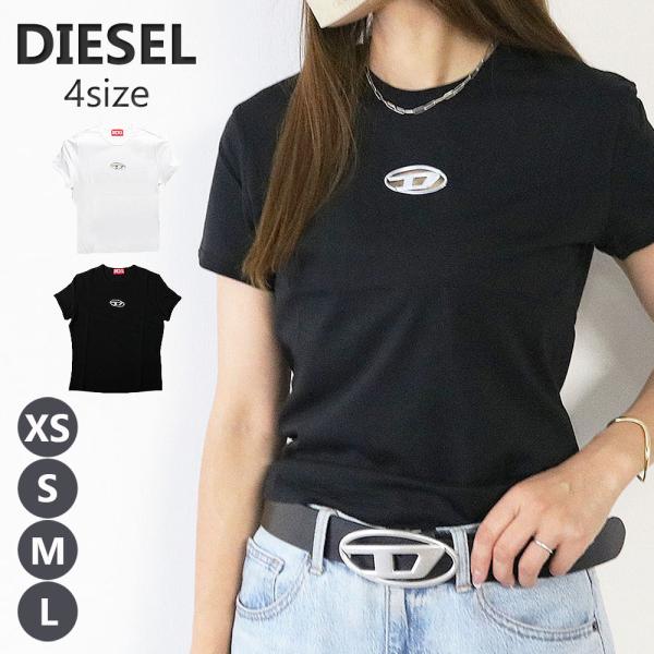 Tシャツ A16839 0CLBR レディース 半袖 オーバルD ブラック シンプル スリムフィット コットン 誕生日 女性 ギフト Y2K 並行輸入品 11,218円