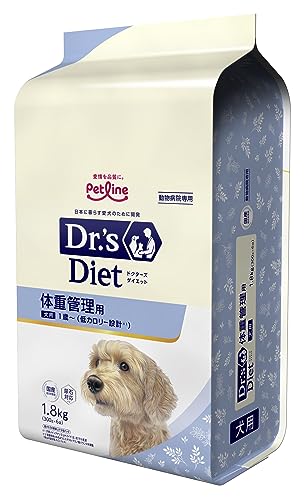 療法食 ドクターズケア ドッグフード DRSDIET 犬用 体重管理 1.8kg 1.8キログラム (x 1)