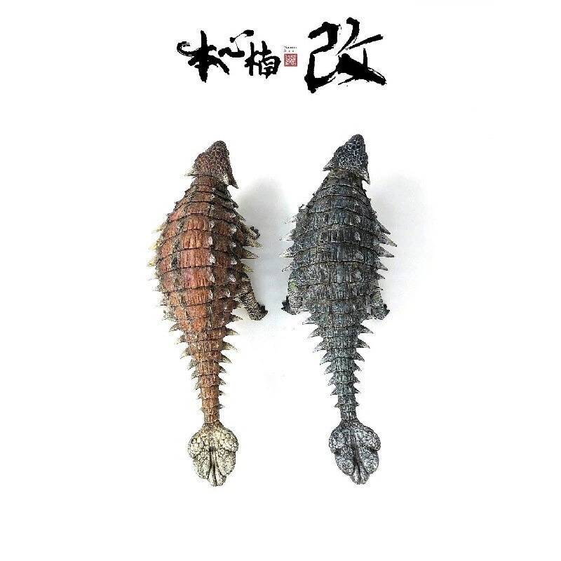 Nanmu 本心楠改 1/35 サイズ アンキロサウルス Mace プレミアム 動物 装甲 恐竜 リアル フィギュア PVC プラモデル プレミアム 大人のおもちゃ 模型 24cm級 オリジナル タチ