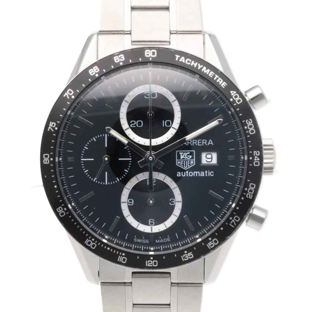 タグホイヤー カレラ 腕時計 ステンレススチール CV2010 自動巻き 1年保証 TAG HEUER 中古