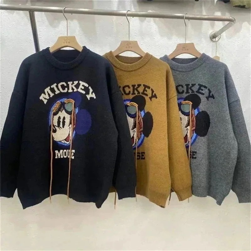 新発売ディズニー パーカー！2026秋新入荷韓国ファッション/秋服/冬服 パーカー/レディースTシャツ/ロングTシャツ薄手可爱原宿BF風男女兼用 F311