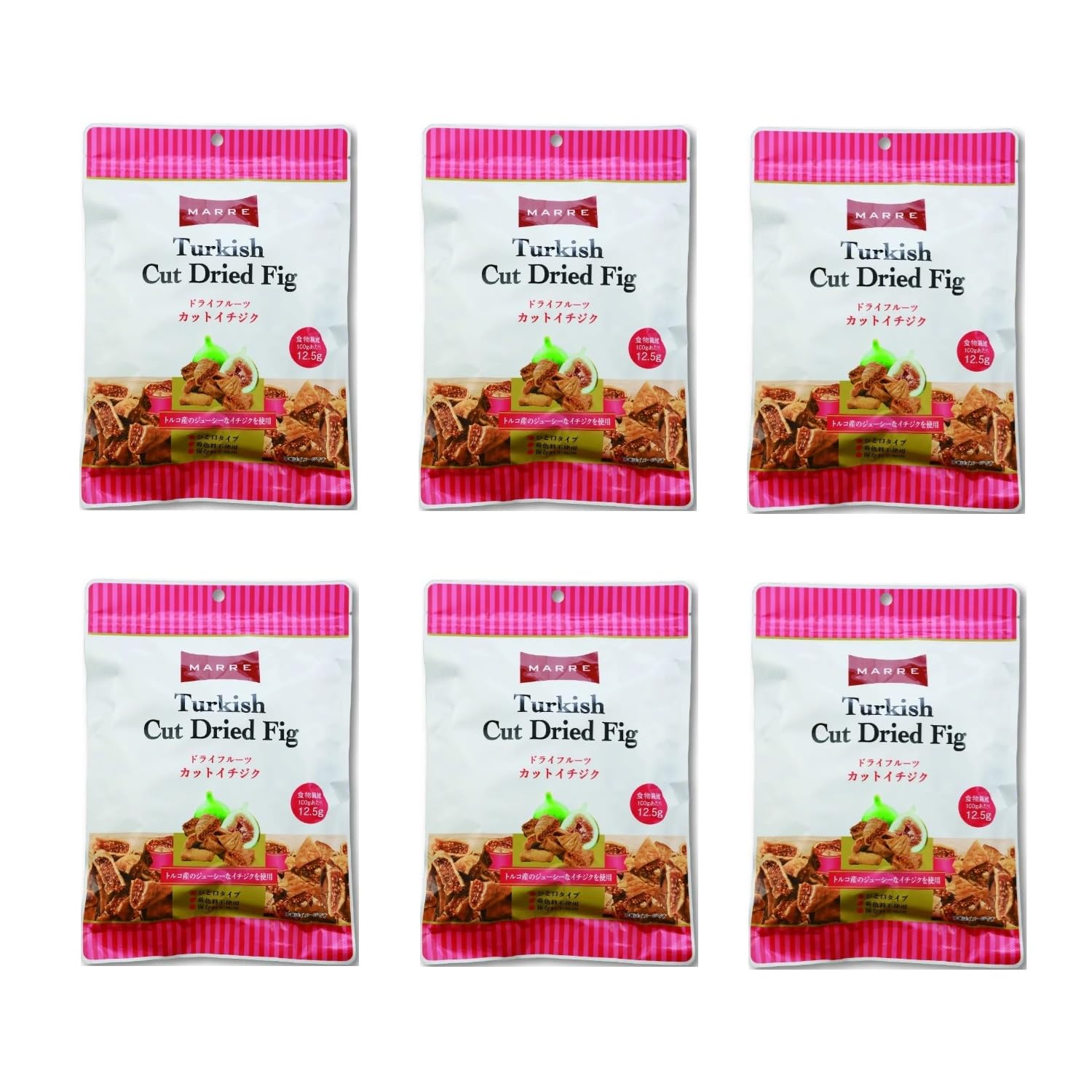 マルレ ドライイチジク 225g X 6袋 ドライいちじく カットいちじく 保存料 着色料 不使用