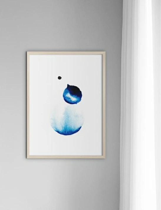 NOUROM WATERCOLOR DROPS #3 アートプリント/ポスター