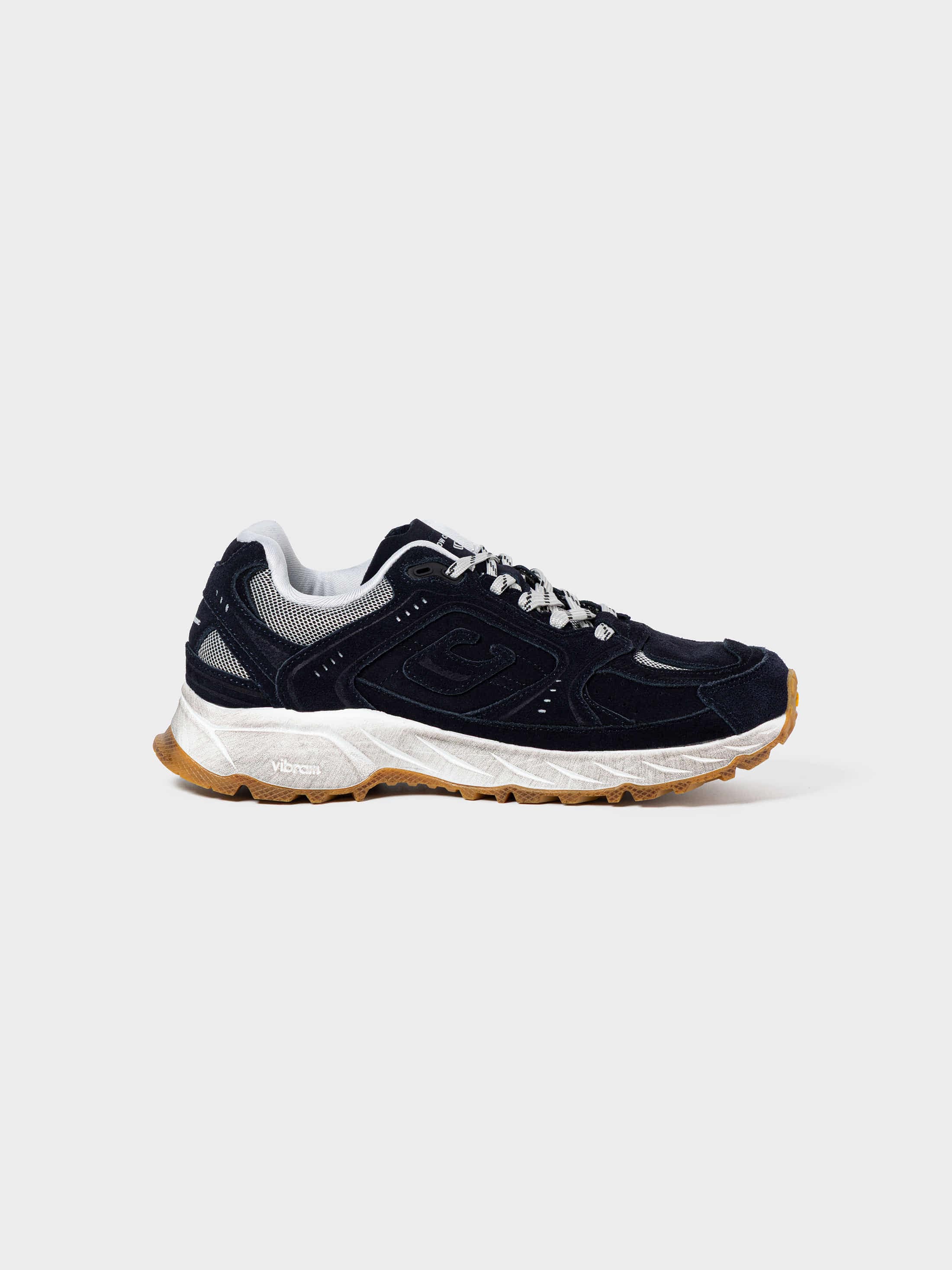 【LOW CLASSIC】25FW BOTANY VIBRAM SNEAKERS : NAVY