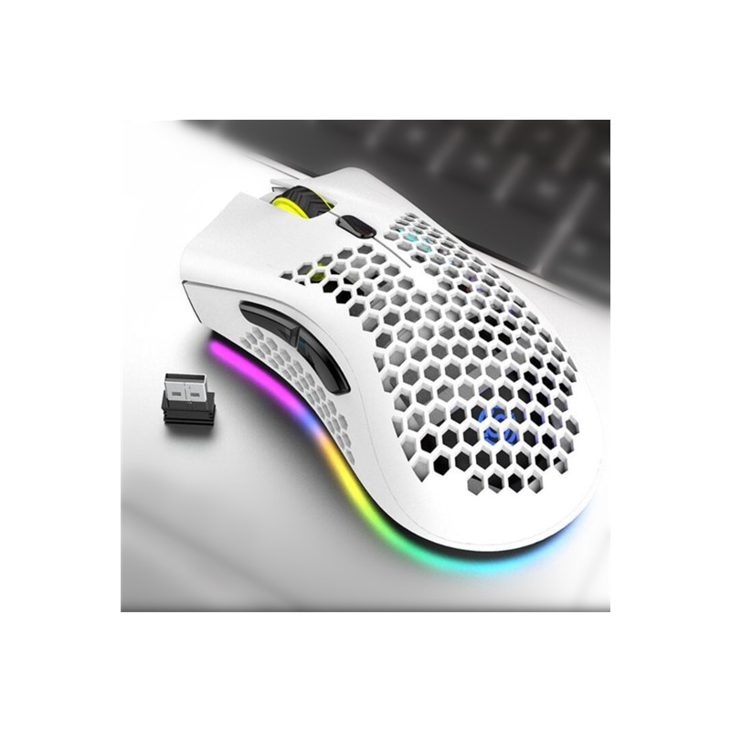 ゲーミングマウス 無線 格安販売の 2.4Gワイヤレス 93g 6ボタン 省エネルギー USB充電 楽天1位 コンパクト