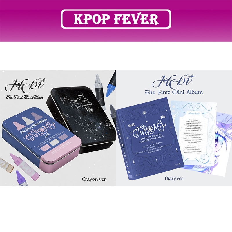 [全種セット] Hebi - Chroma / 1stミニアルバム (Crayon 2種 + Diary)