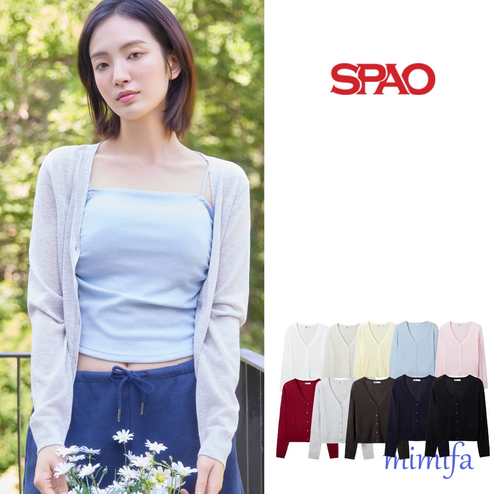 [COOL] Summer cardigan light breathable plain tissue 5,505円