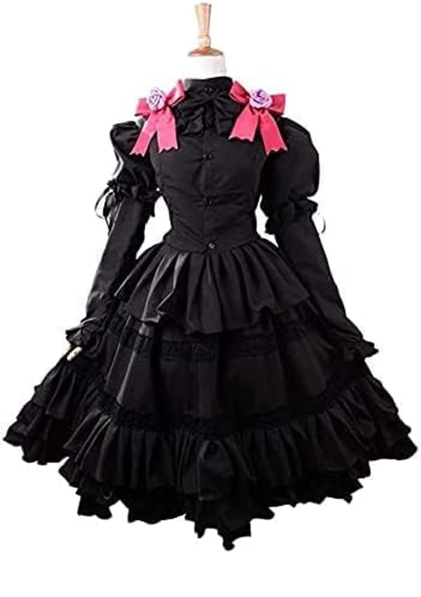 時崎狂三 洋服 ドレス コスプレ衣装 イベント 仮装 ハロウイン クリスマス 文化祭