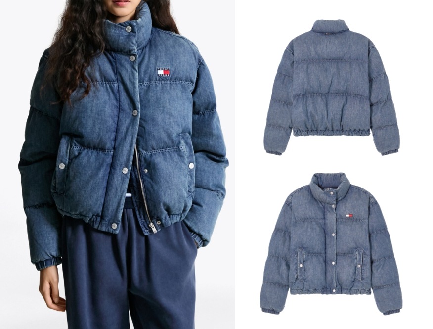 Denim Padded Jumper (T32F7WJC31TWL11A5)