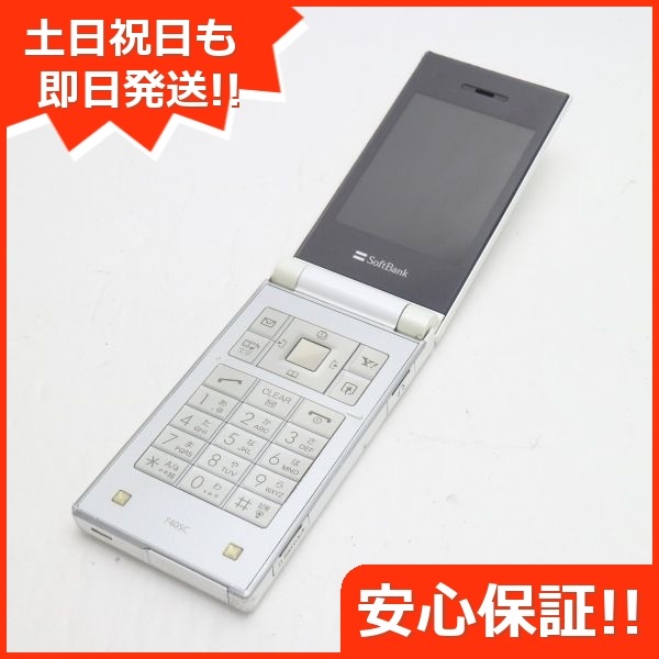 新しいコレクション 良品740SC ホワイト SOFTBANK ガラケー SAMSUNG