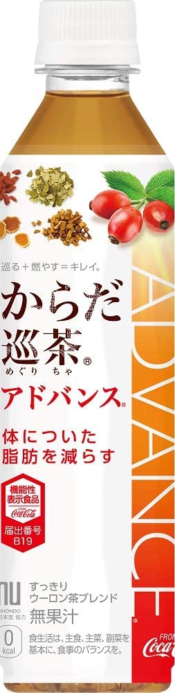 からだ巡茶 アドバンス 410mlPET24本2ケース ペットボトル コカコーラ コカコーラ 機能性表示食品