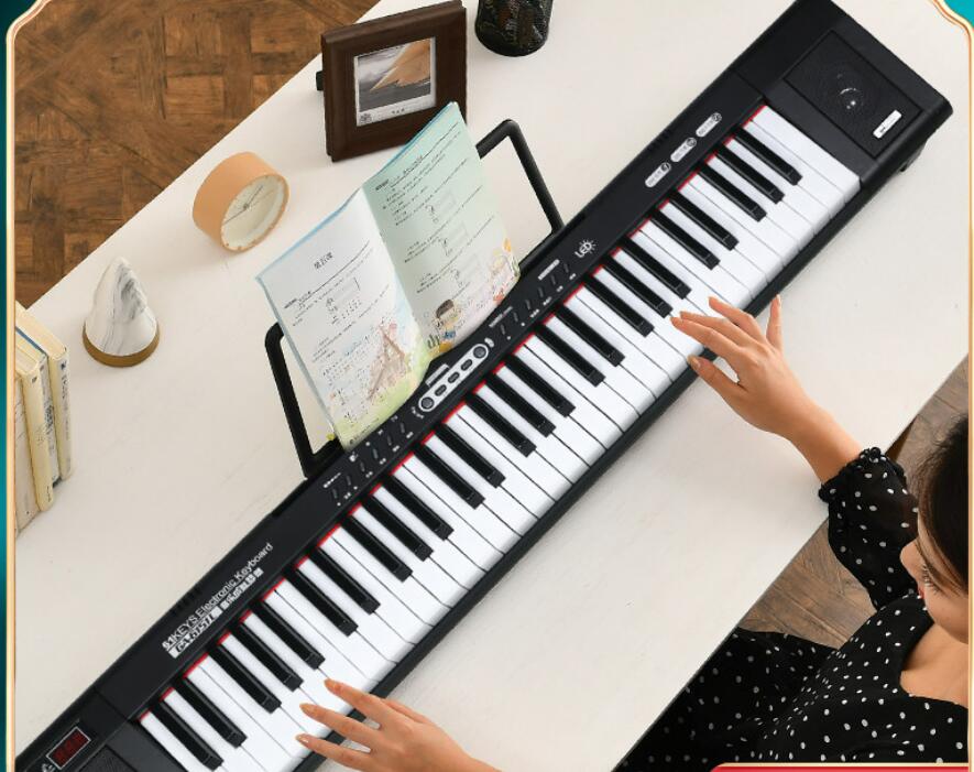 「1つ買うと1つ無料」61 Key Electronic Keyboard Digita 初心者スマートティーチングピアノ