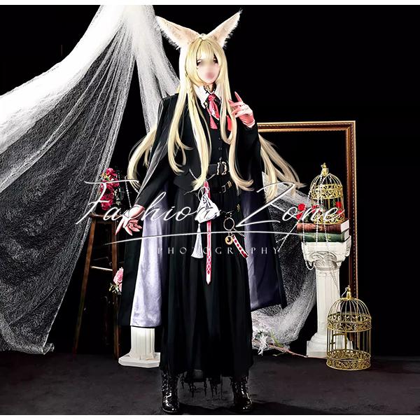明日方舟 Arknights アークナイツ 風 忍冬 Vulpisfoglia コスプレ衣装 ウィッグ 靴 cosplay コスチューム イベント アニメ ハロウィン仮装 変装