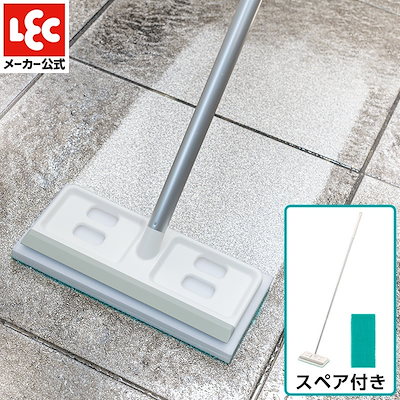他サイト： レック 激落ちくん 玄関タイルブラシ (スペア1個付き) ジョイントタイプ/スキージー 付の商品画像