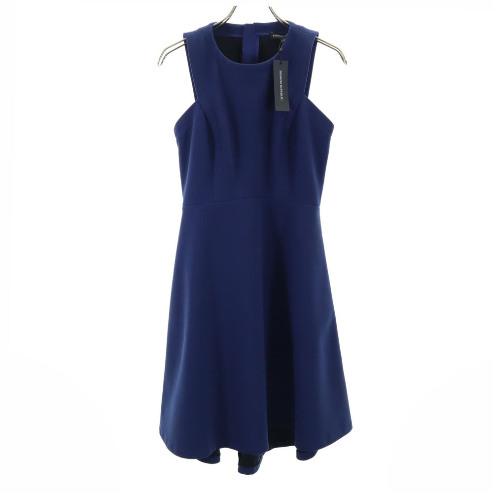 未使用 ノースリーブ ワンピース 0 0 ネイビー レディース