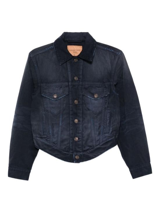 BALENCIAGA Women Jackets 856423 TTW648074 Blue