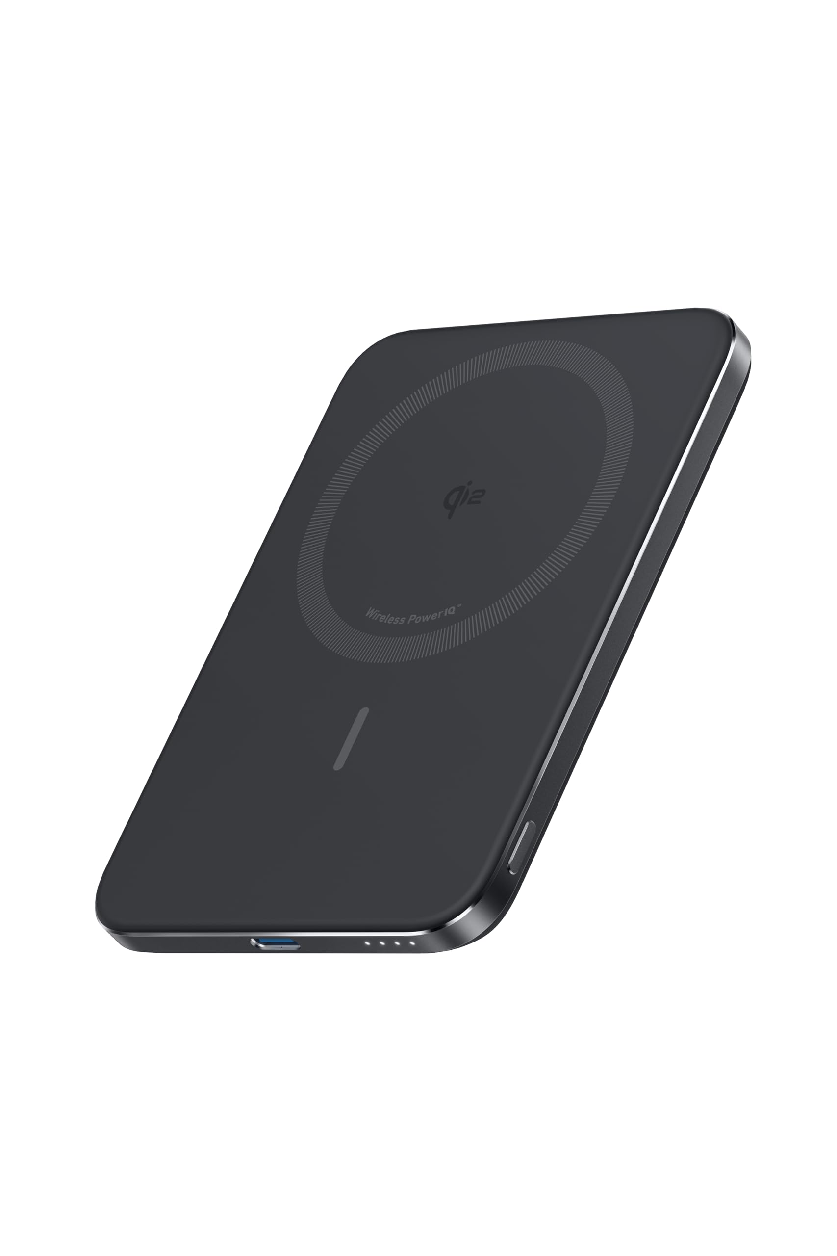 Anker Nano Power Bank (5000mAh, MagGo, Slim) Qi2認証 ワイヤレス充電 最大出力15W MagSafe対応 マグネット式ワイヤレス充電対応 コンパクト 薄