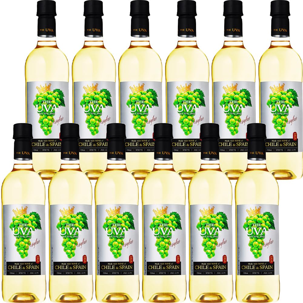 THE UVA (ザ・ウーヴァ) ホワイト [濃い果実味と飲みやすさの両立] [白ワイン 720ml×12本] 6,711円
