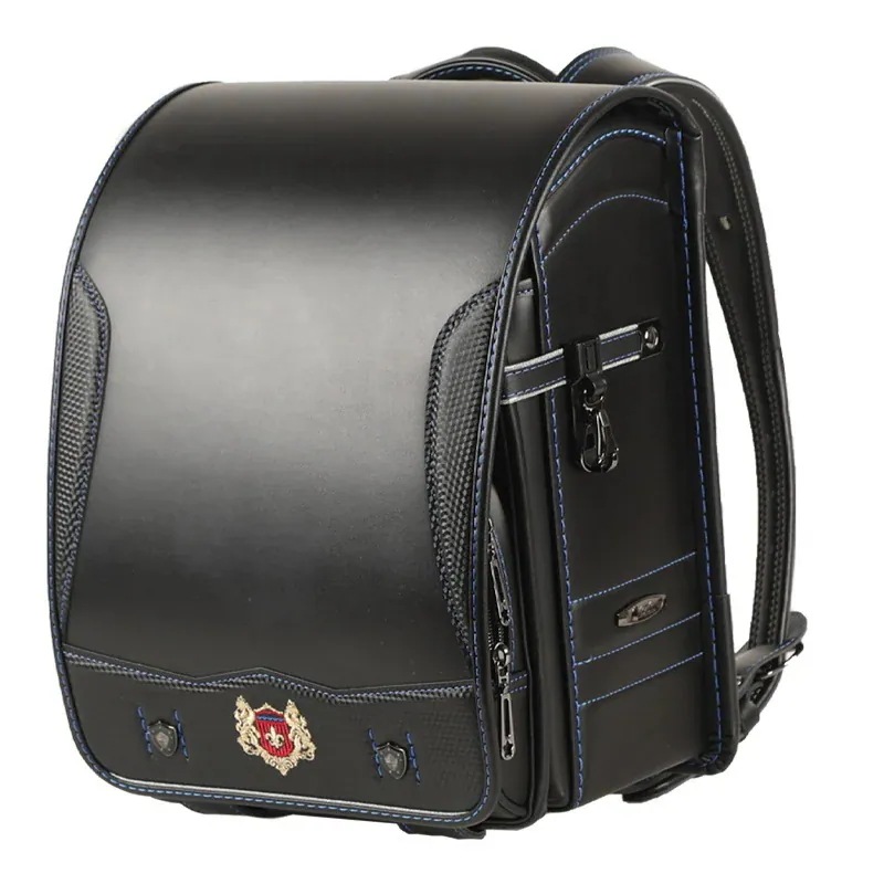 2024新型ライオンロゴ自動ロック日本ランドセル背骨保護男女子供用リュックサック