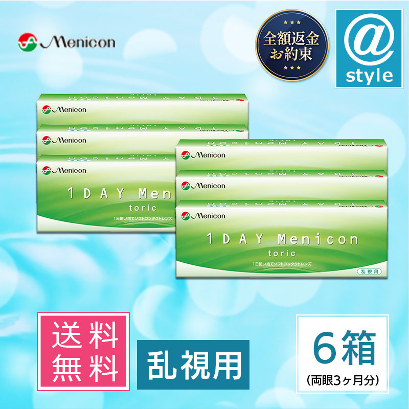 ワンデーメニコン トーリック 30枚 6箱 13,491円