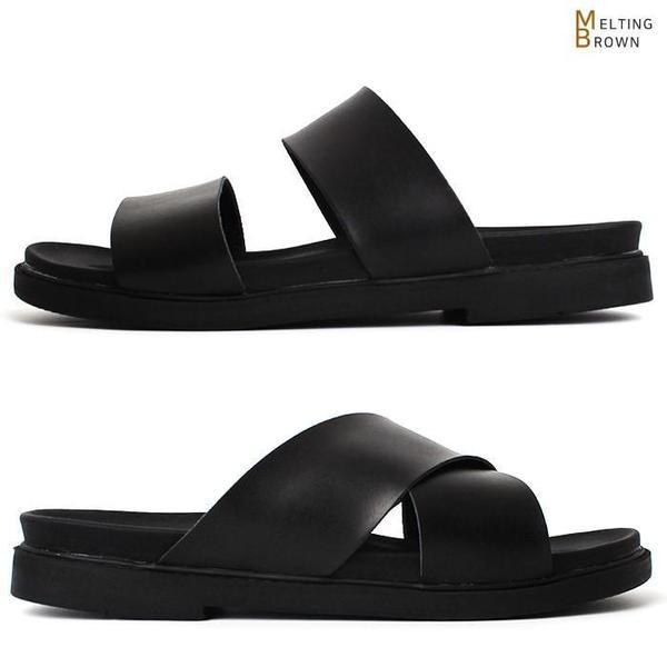 メンズソフトレザーサンダル3種 ビッグサイズサンダル 3S1