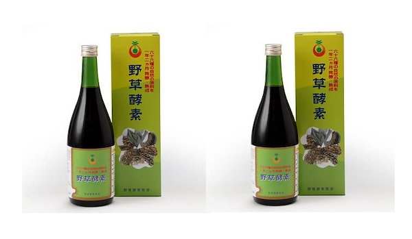 20250412(9111) 66品目の栄養素がたっぷり！野草酵素 (720ml) - 健康用品