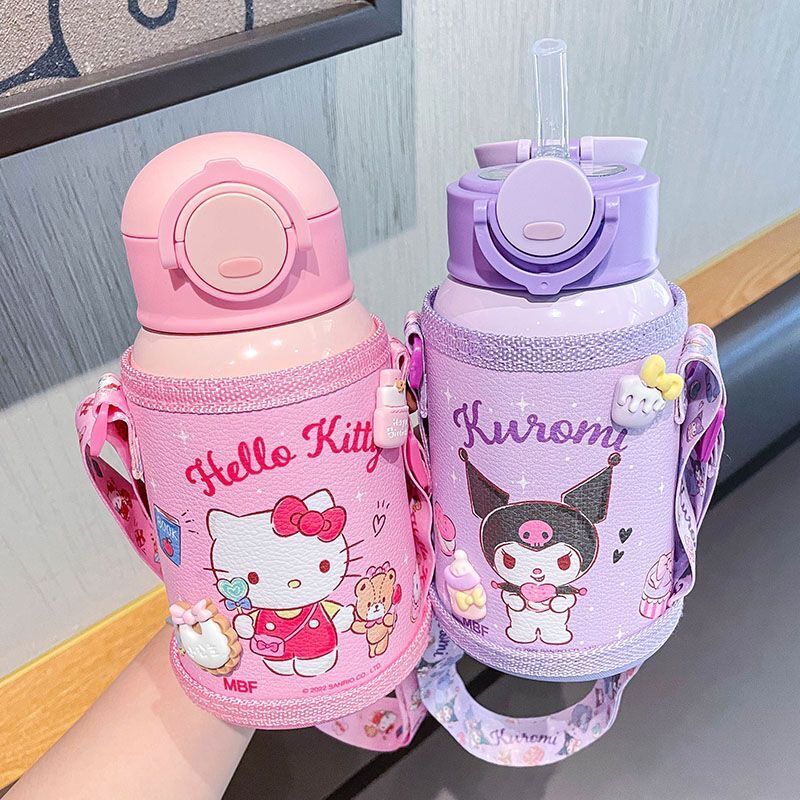 ファミリー共同ブランド 316 ステンレス鋼真空マグ ストロー ウォーター カップ 500ML