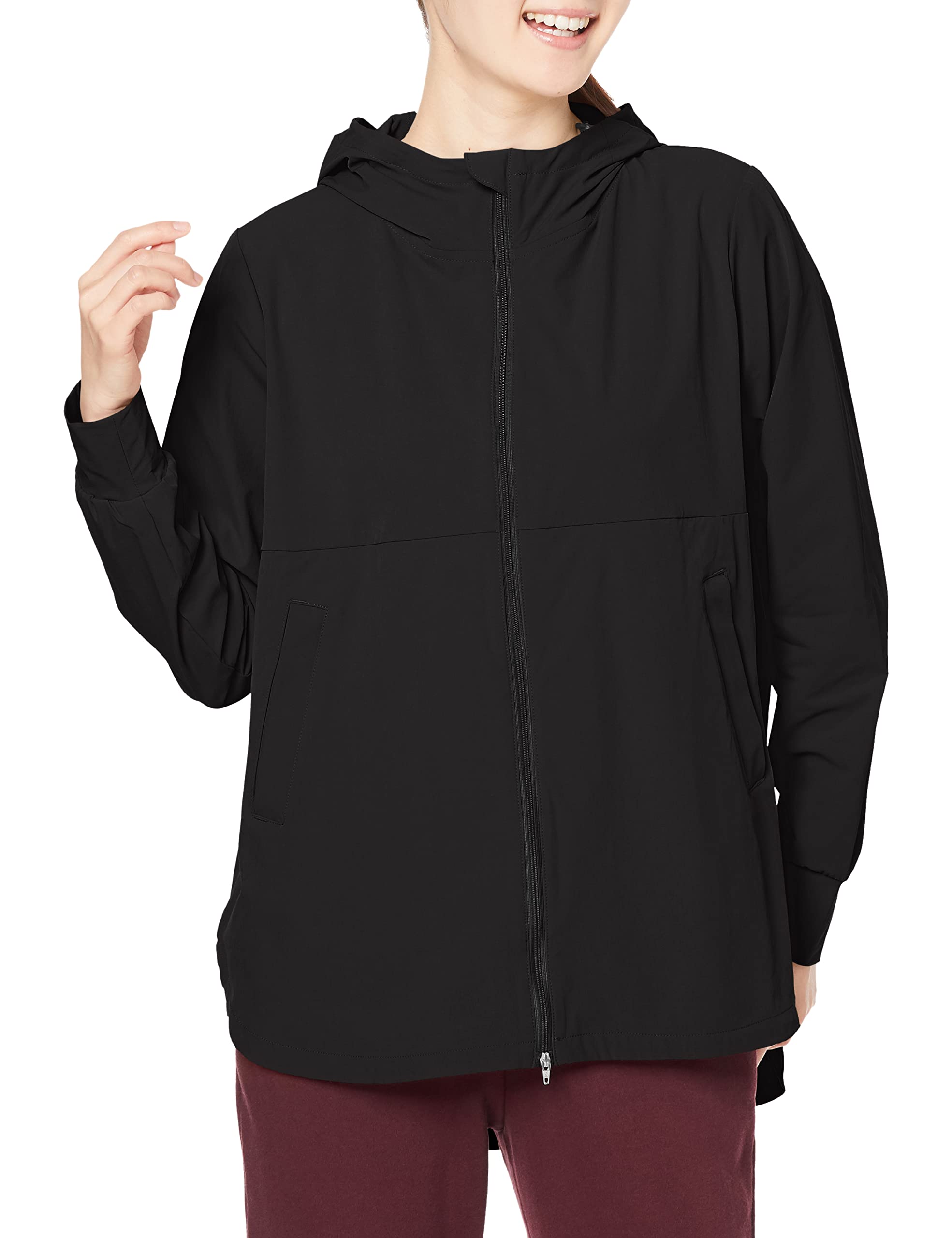 [ダンスキン] ジャケット エッセンシャルフィットロングジャケット吸汗速乾 ストレッチ UVケア レディース DA322103 旧モデル ブラック M 13,911円